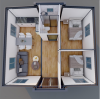 Salokāmā modulārā māja 37 m²